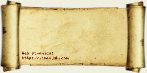 Isidora Mladić vizit kartica